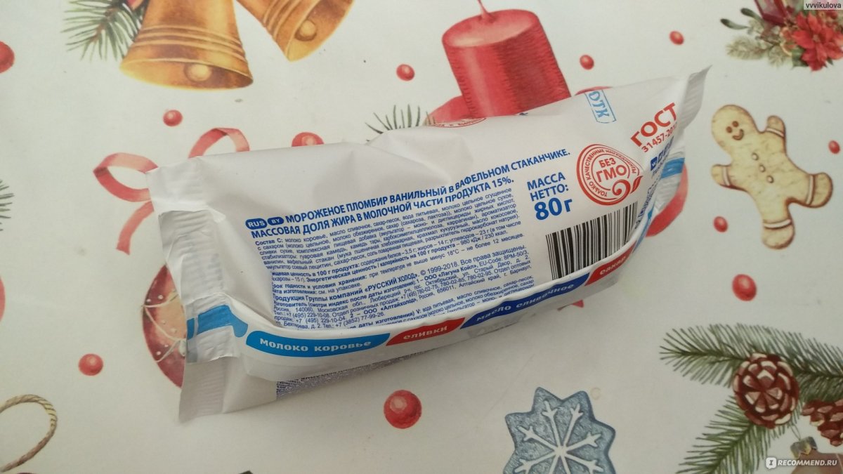 Зимнее украшение пирожных