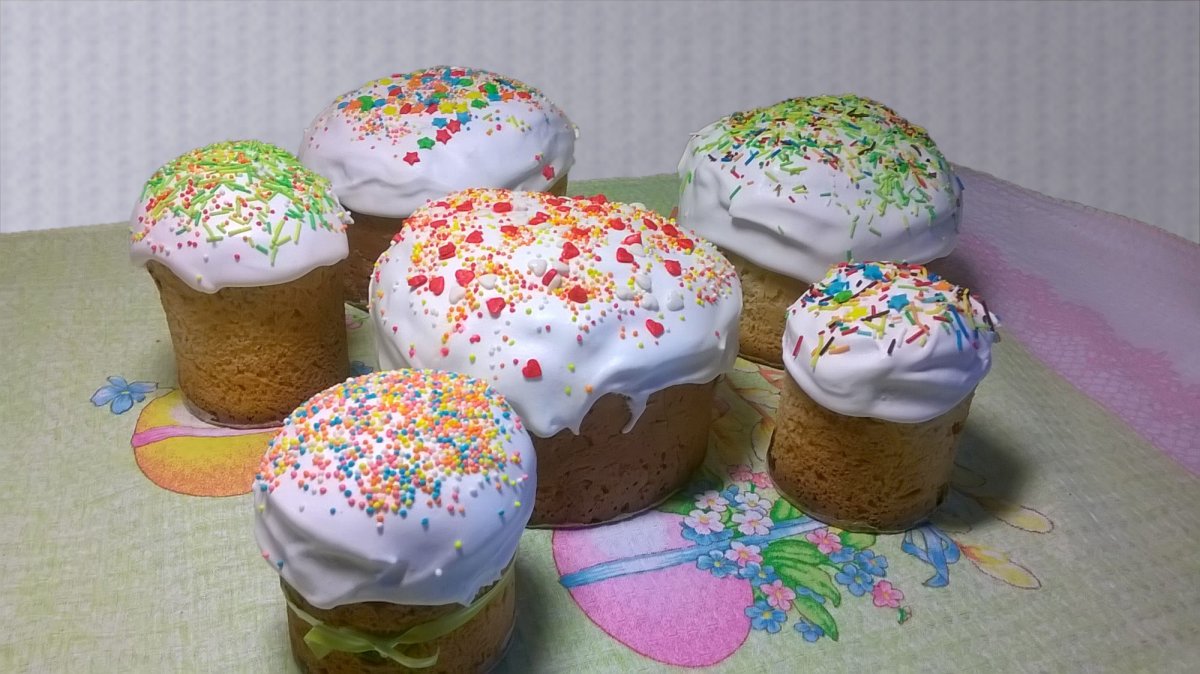 Куличи творожные маленькие