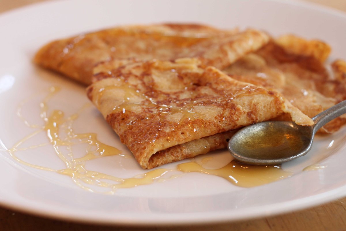 Blini with Mango