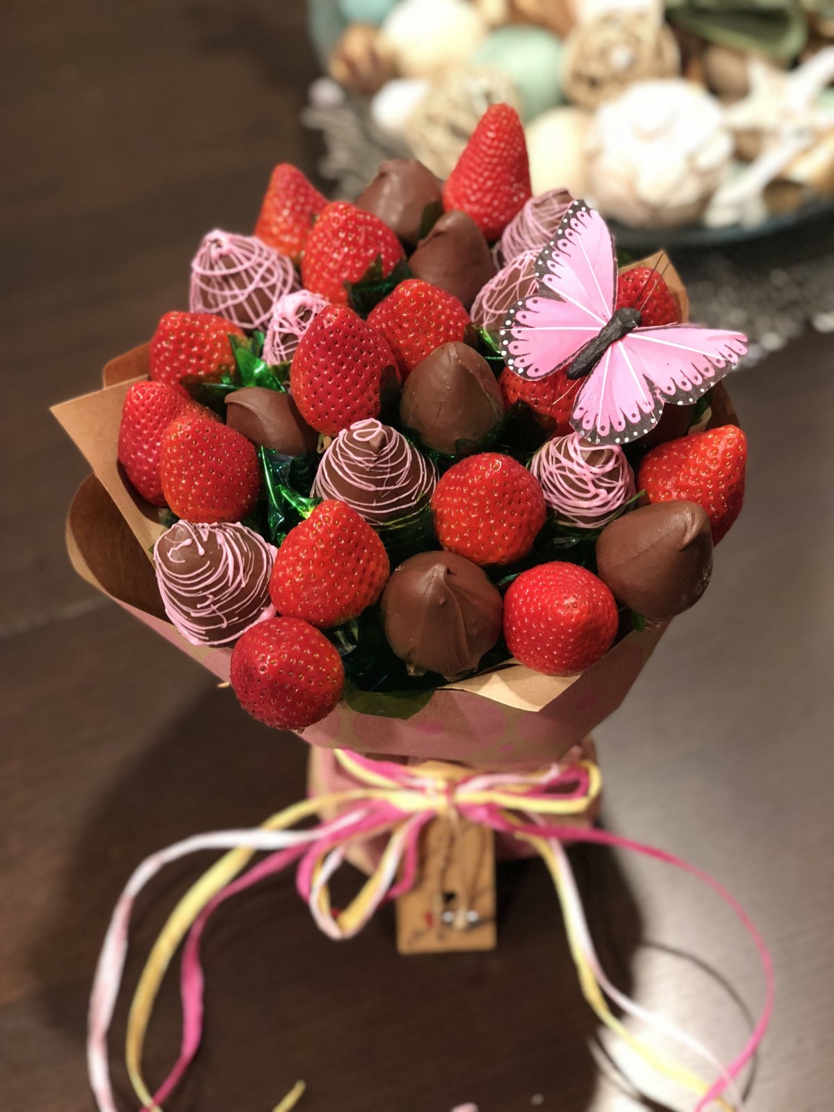 Букет клубника в шоколаде