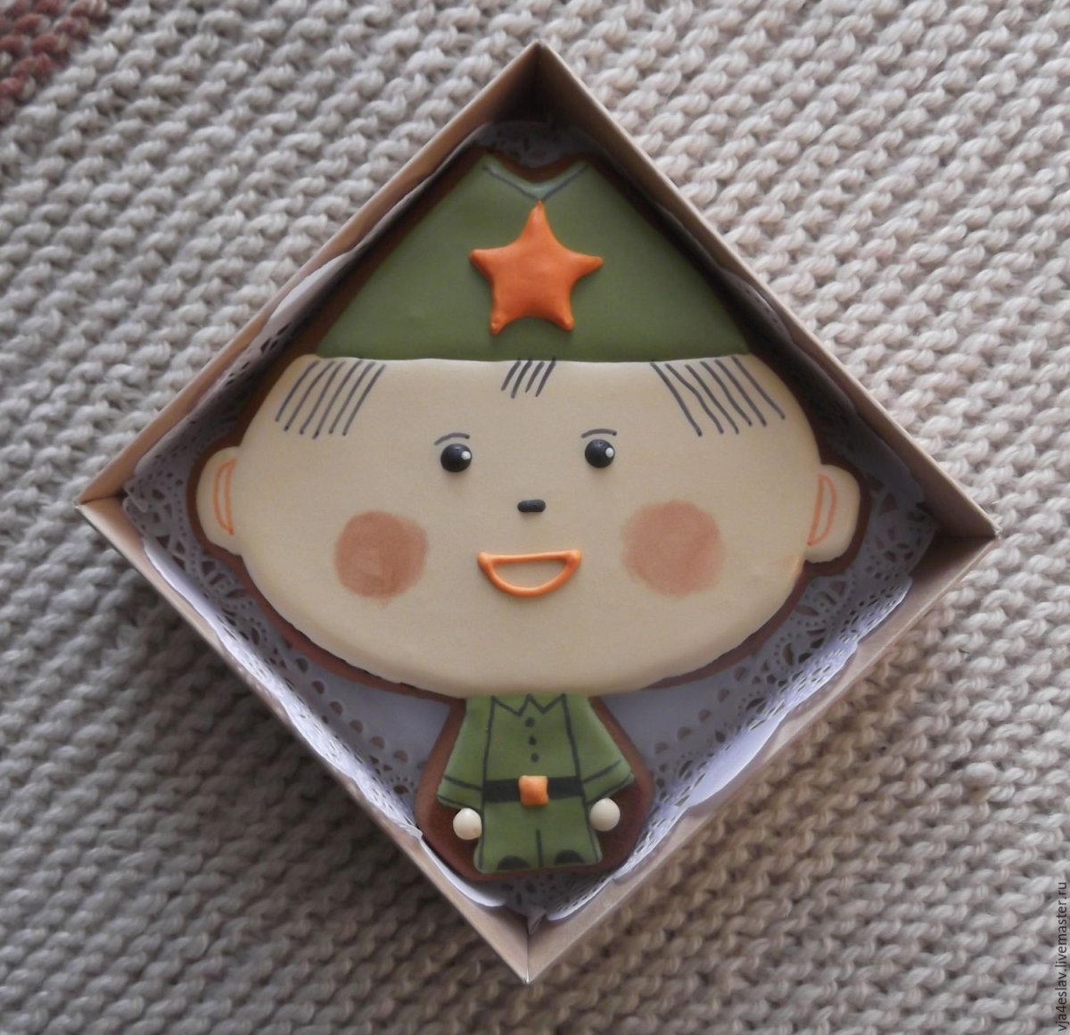 Пряник в виде медали