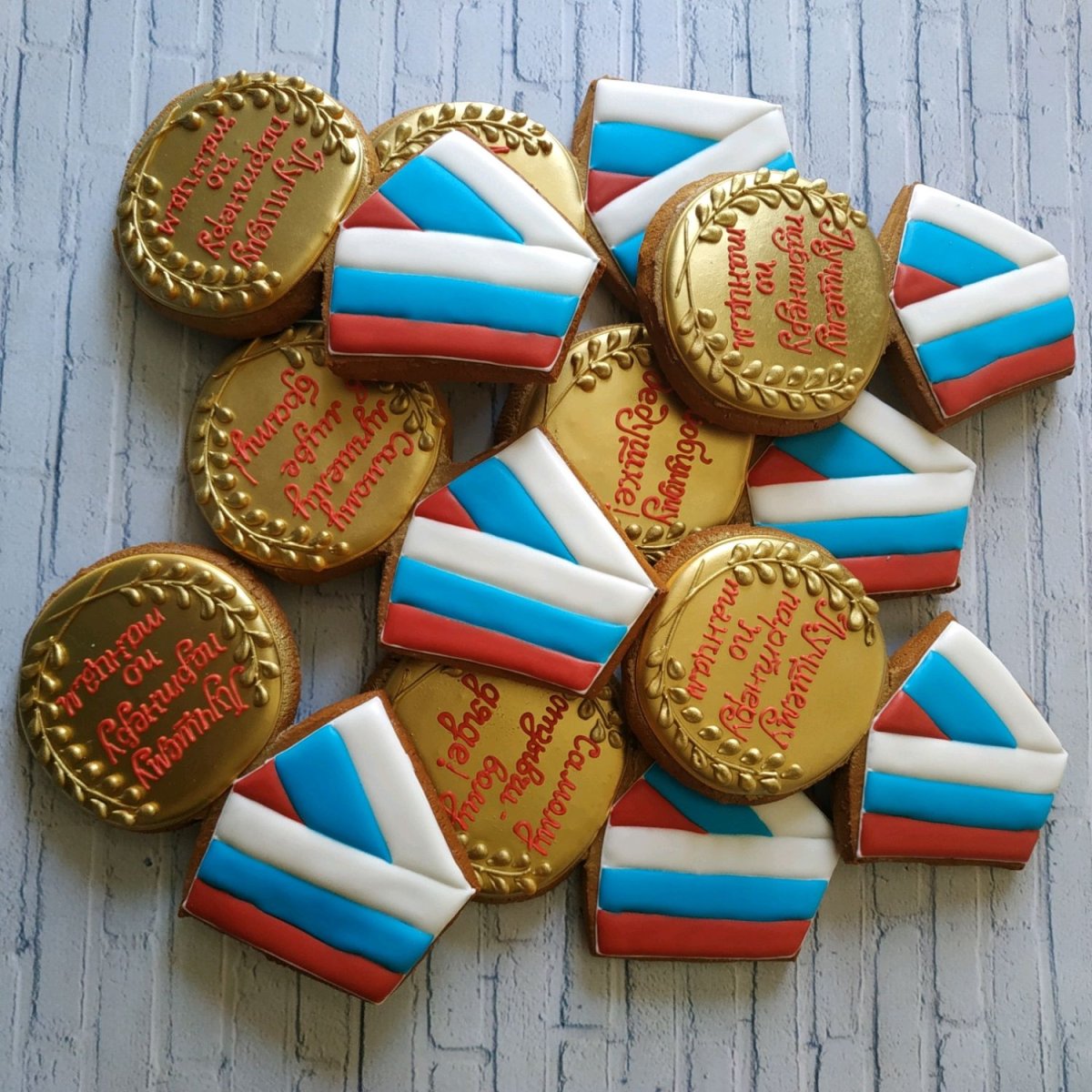 Пряник в виде медали