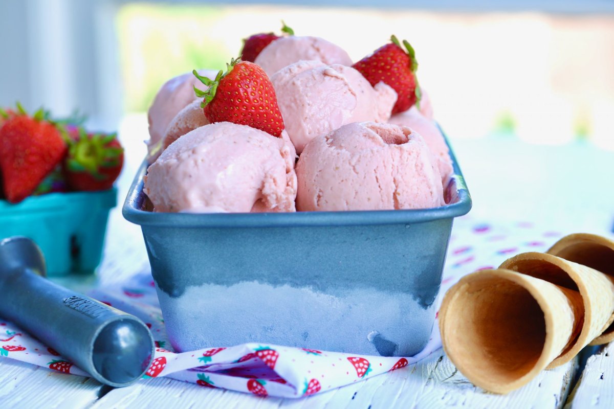 Итальянское персиковое мороженое (Gelato)