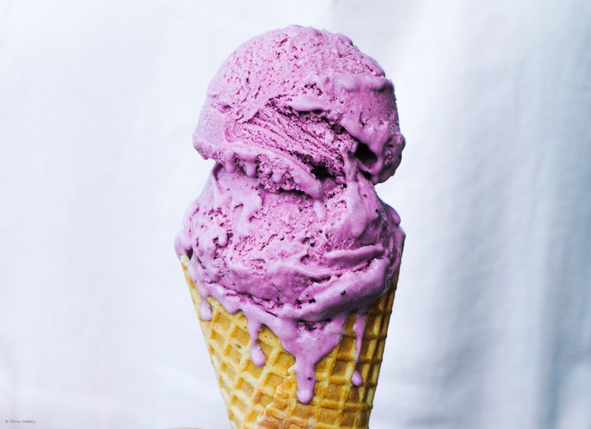 Blueberry Ice Cream