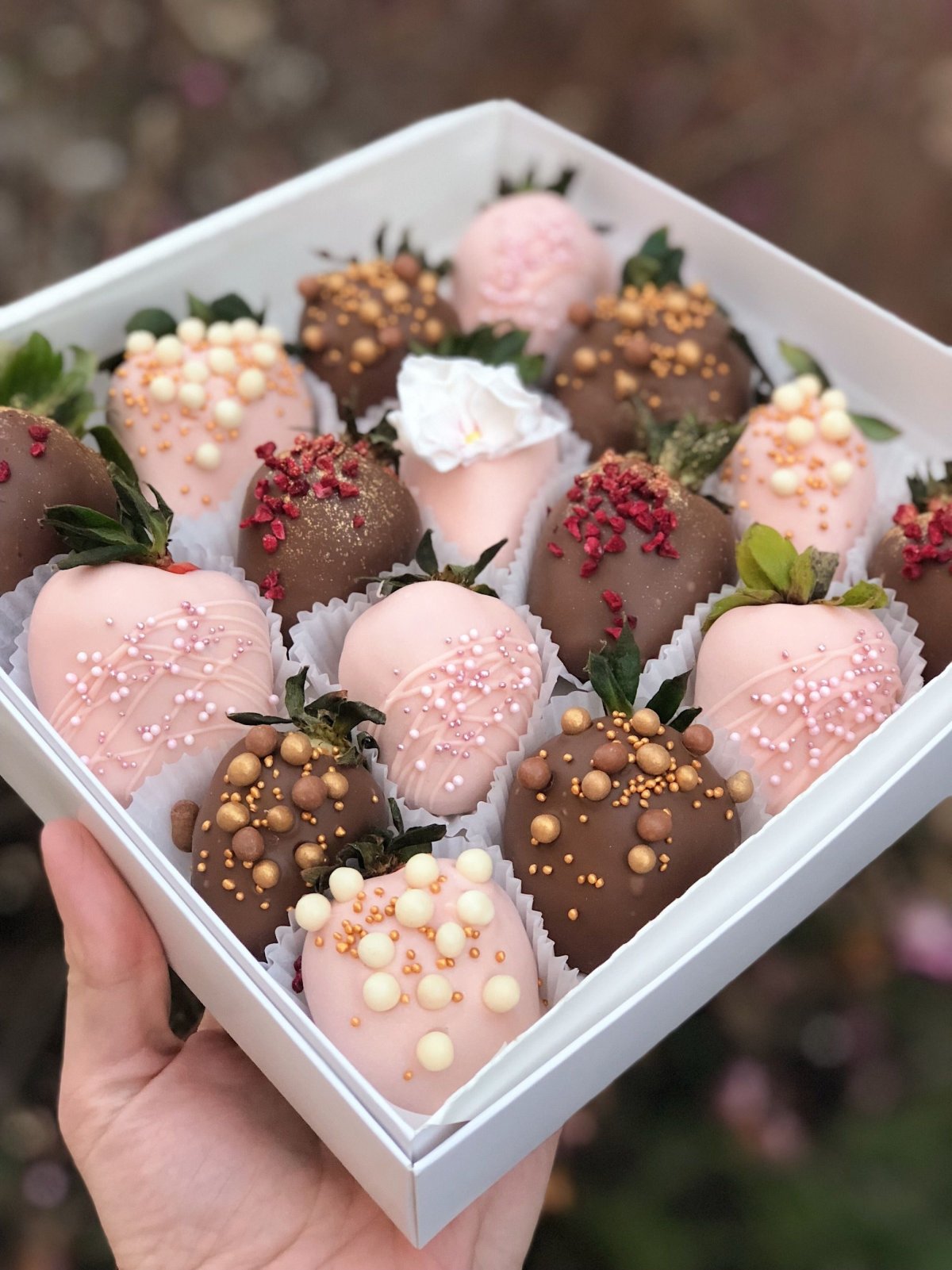 Коробки для клубники в шоколаде
