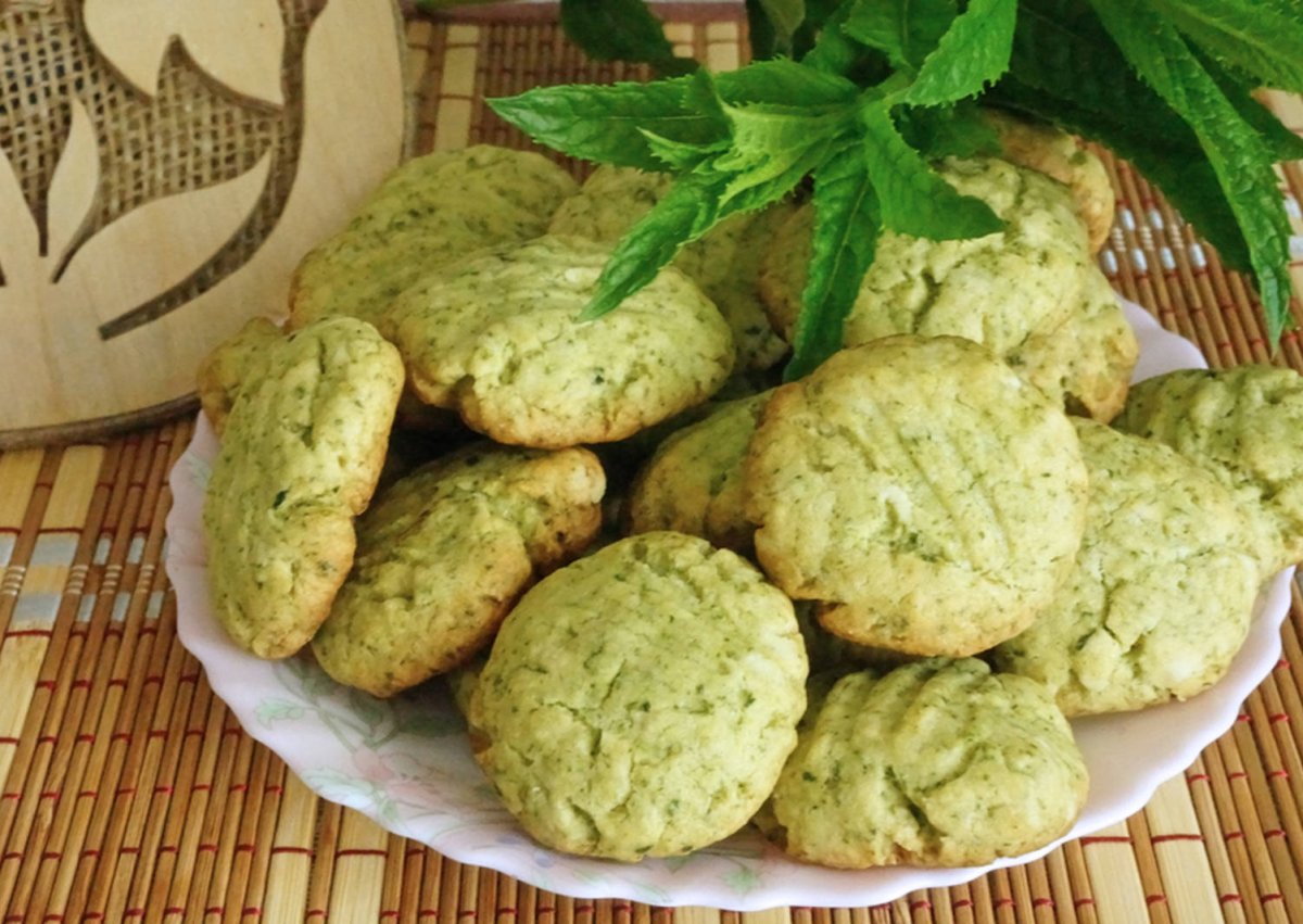 Печеньки с мятой