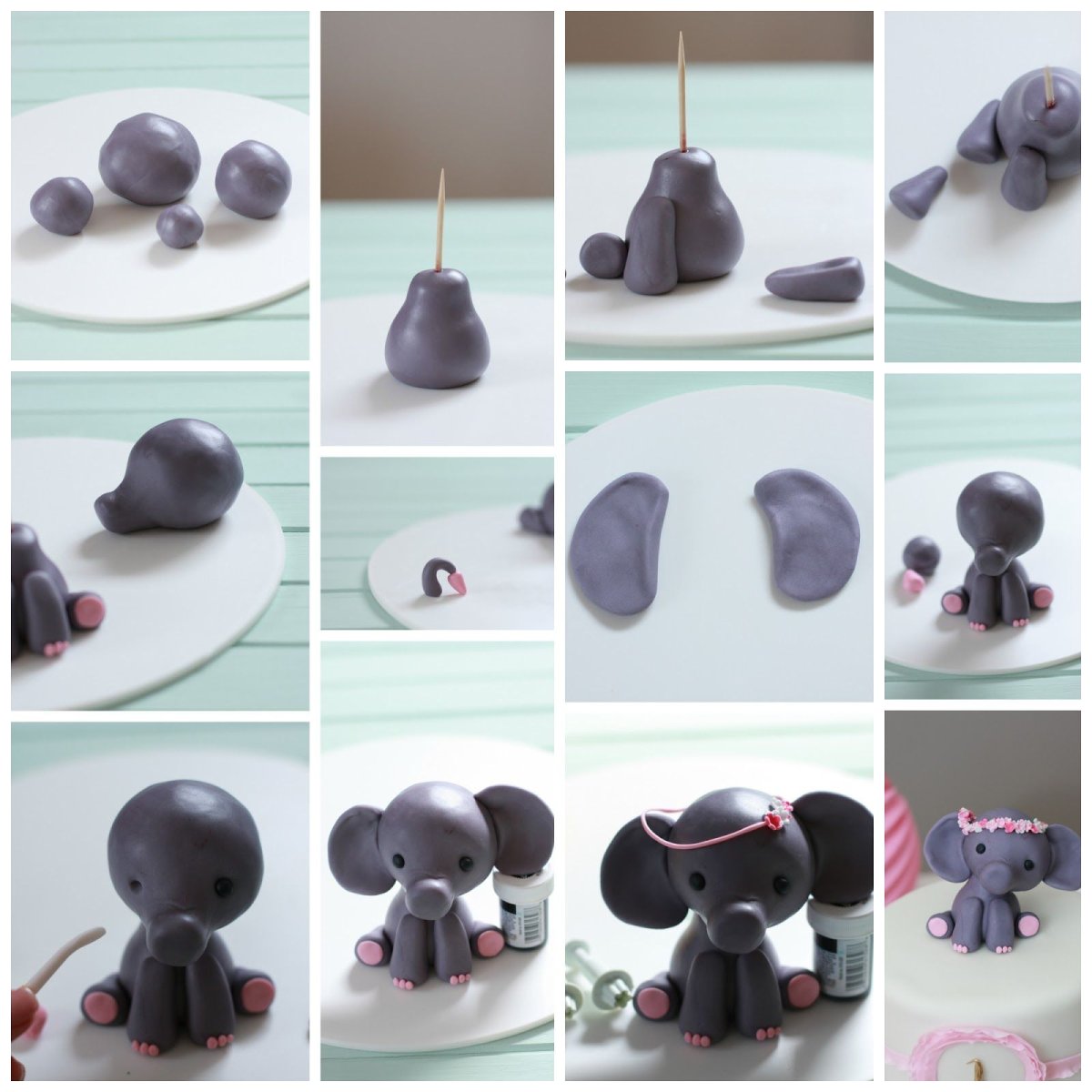 Фигурки из мастики для торта