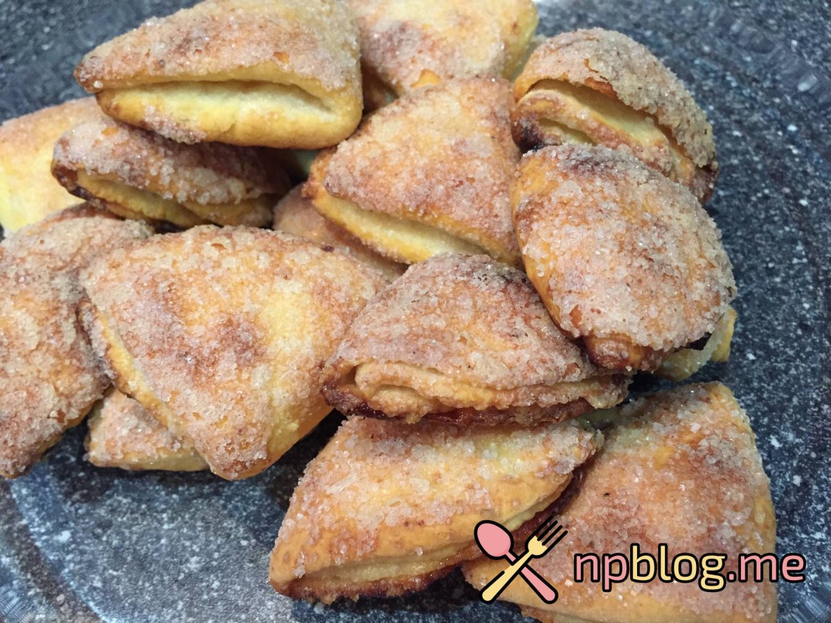 Творожное печенье слойка