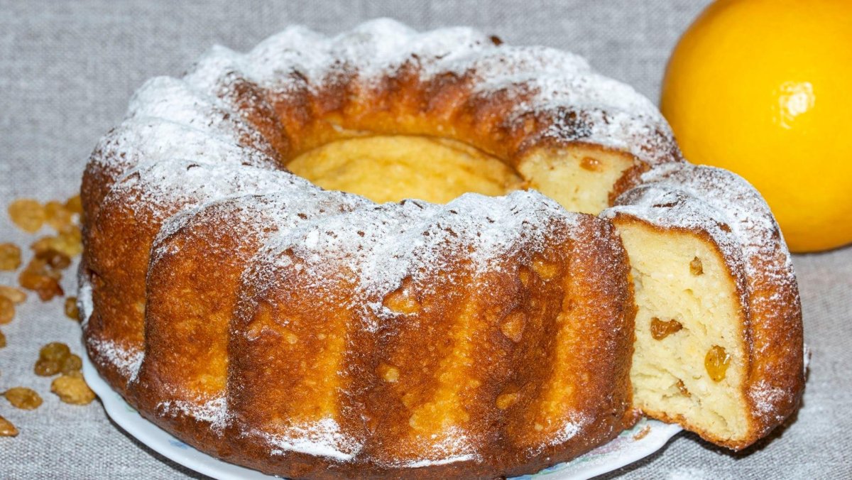 Кекс творожный домашний