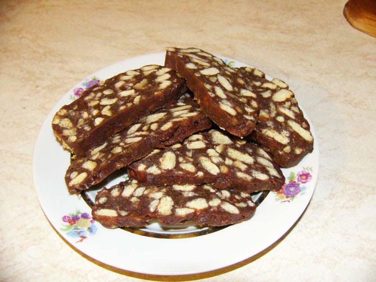 Песочное печенье с вареной сгущенкой