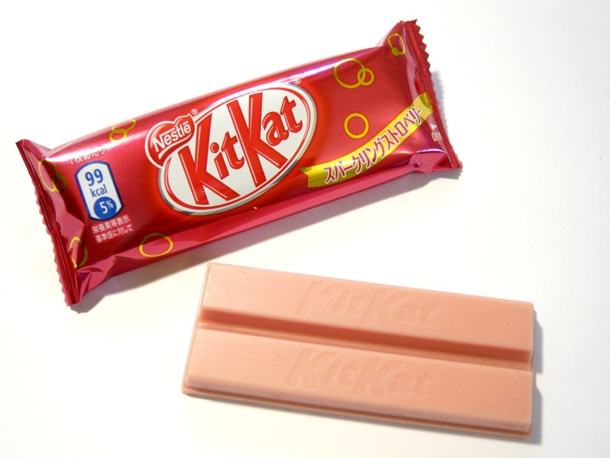 Шоколад Nestle Kitkat senses, Spring Edition «Raspberry taste»