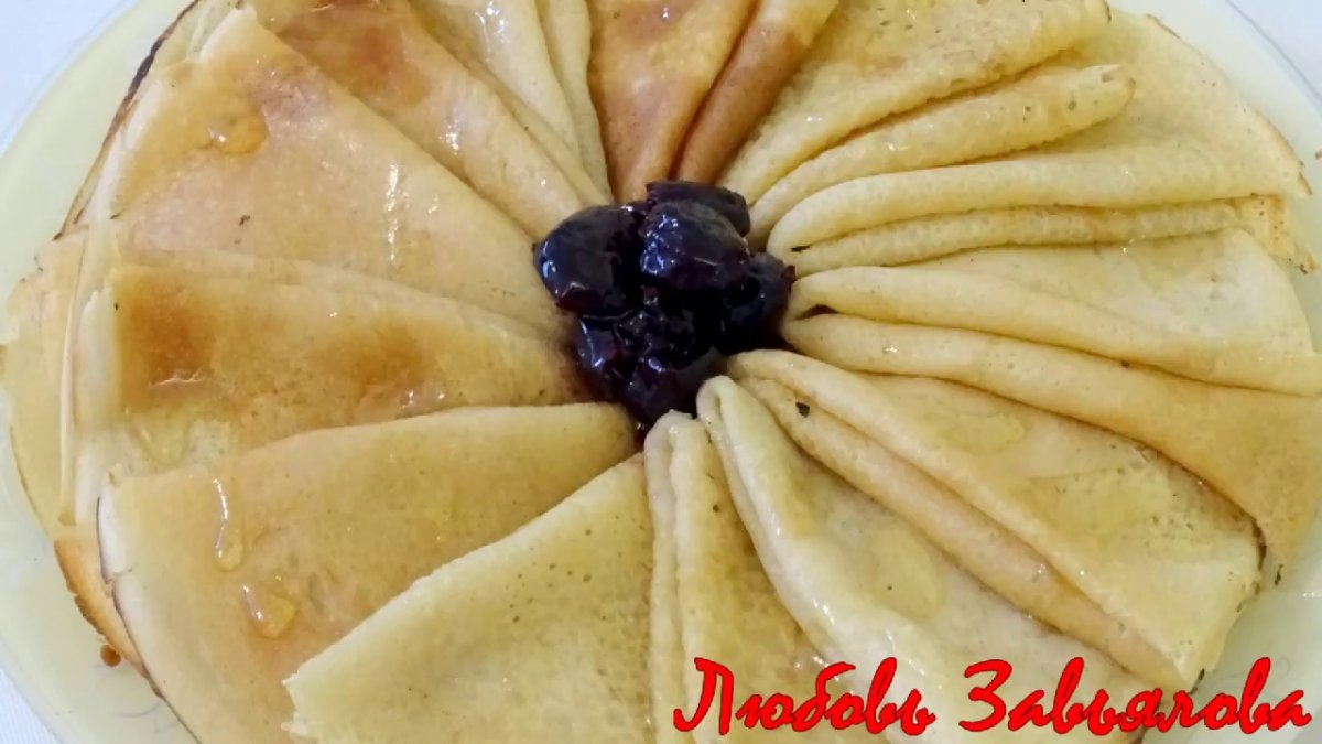 Блины на минералке