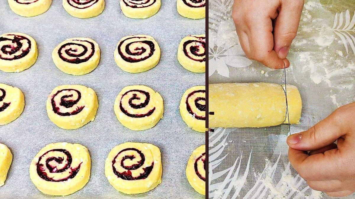 Творожное печенье гусиные лапки из детства