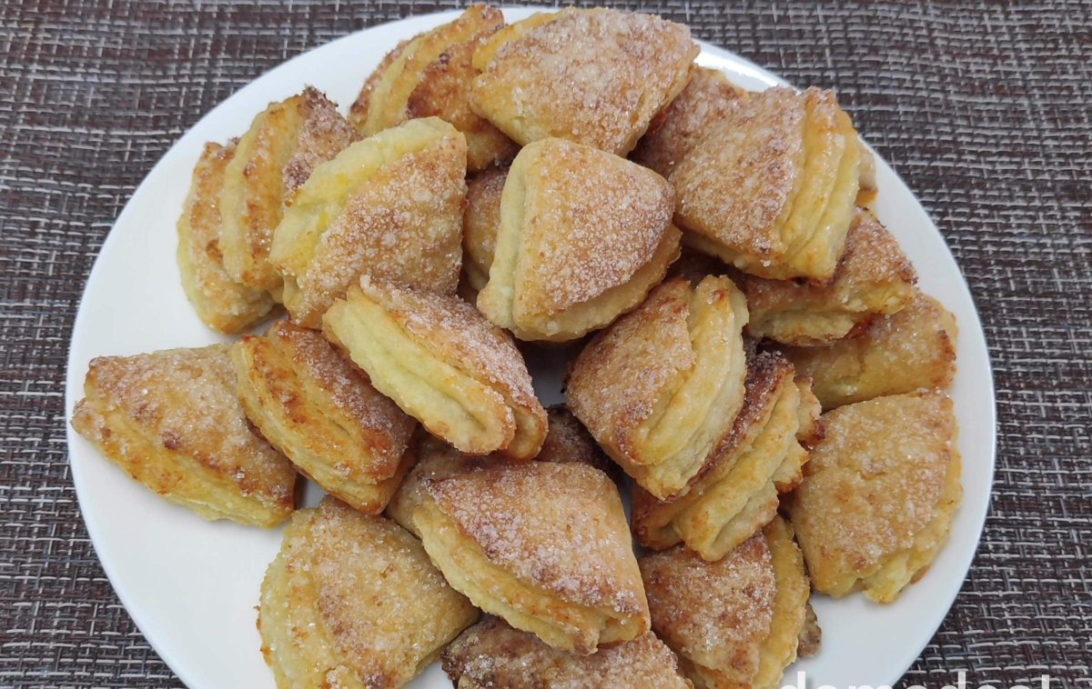 Творожное печенье бабочки