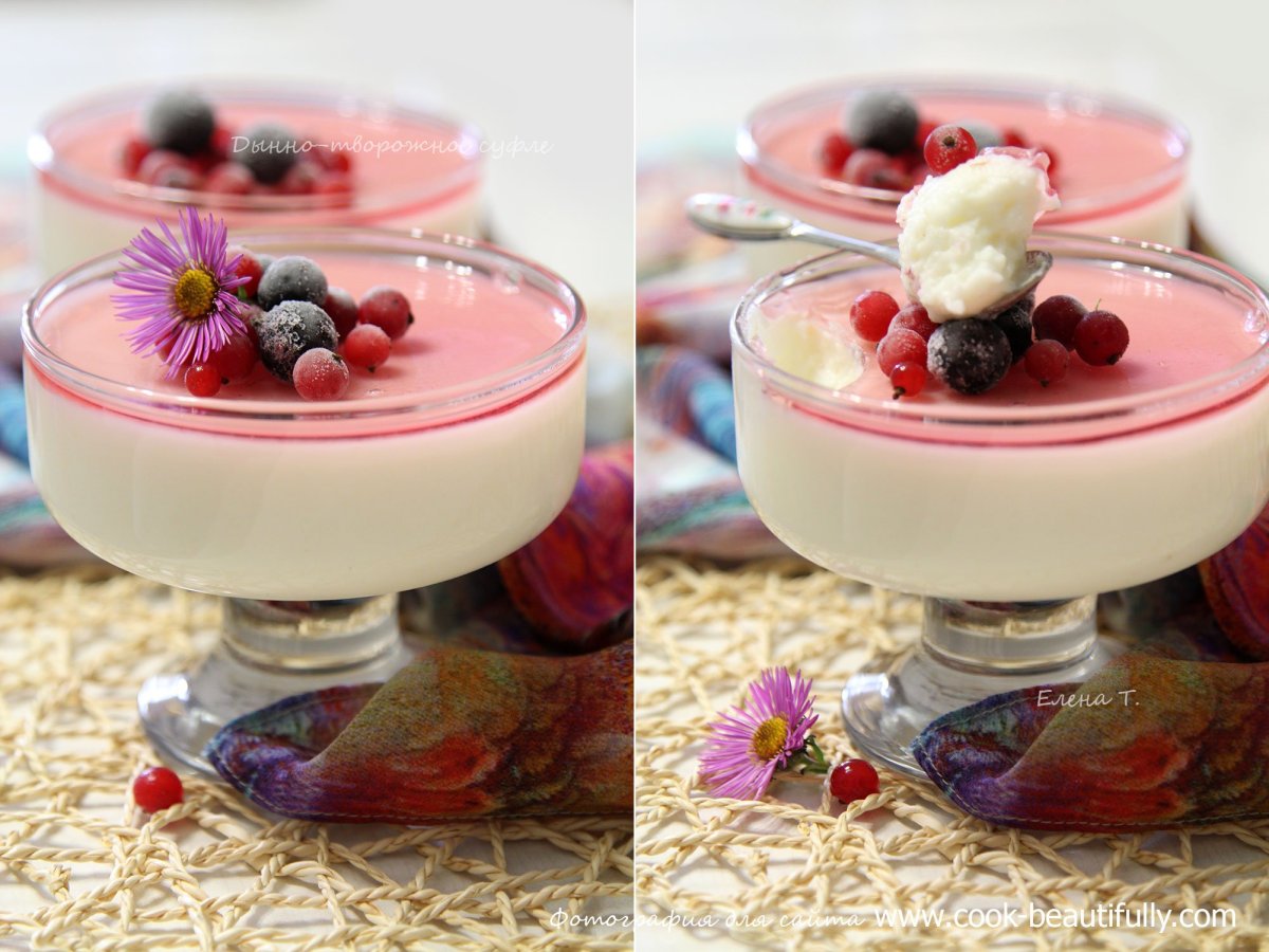 Raspberry panna Cotta