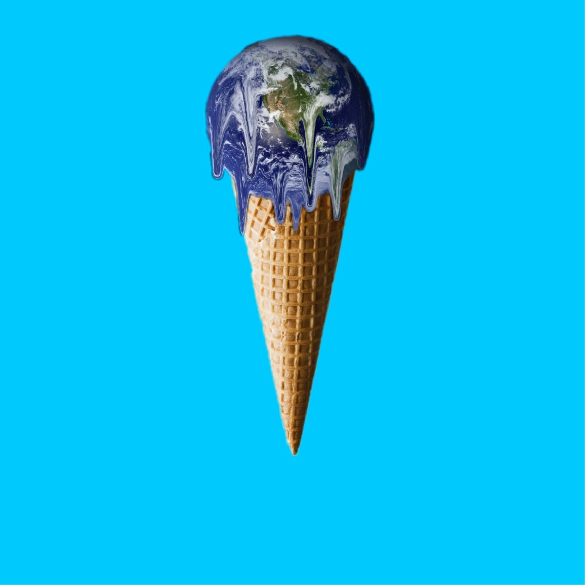 Earth hour poster icecream