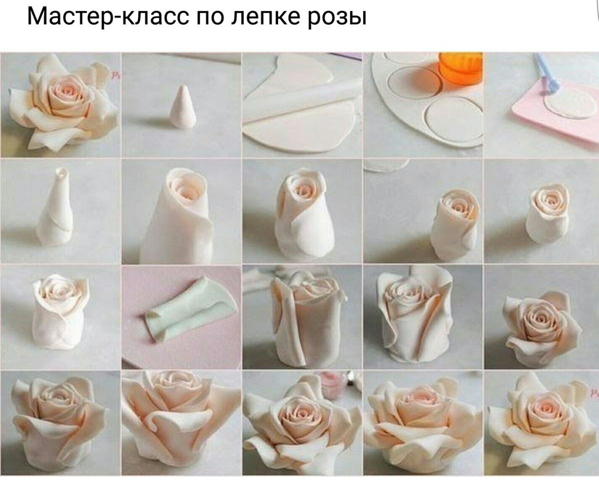 Мастика кондитерская розы