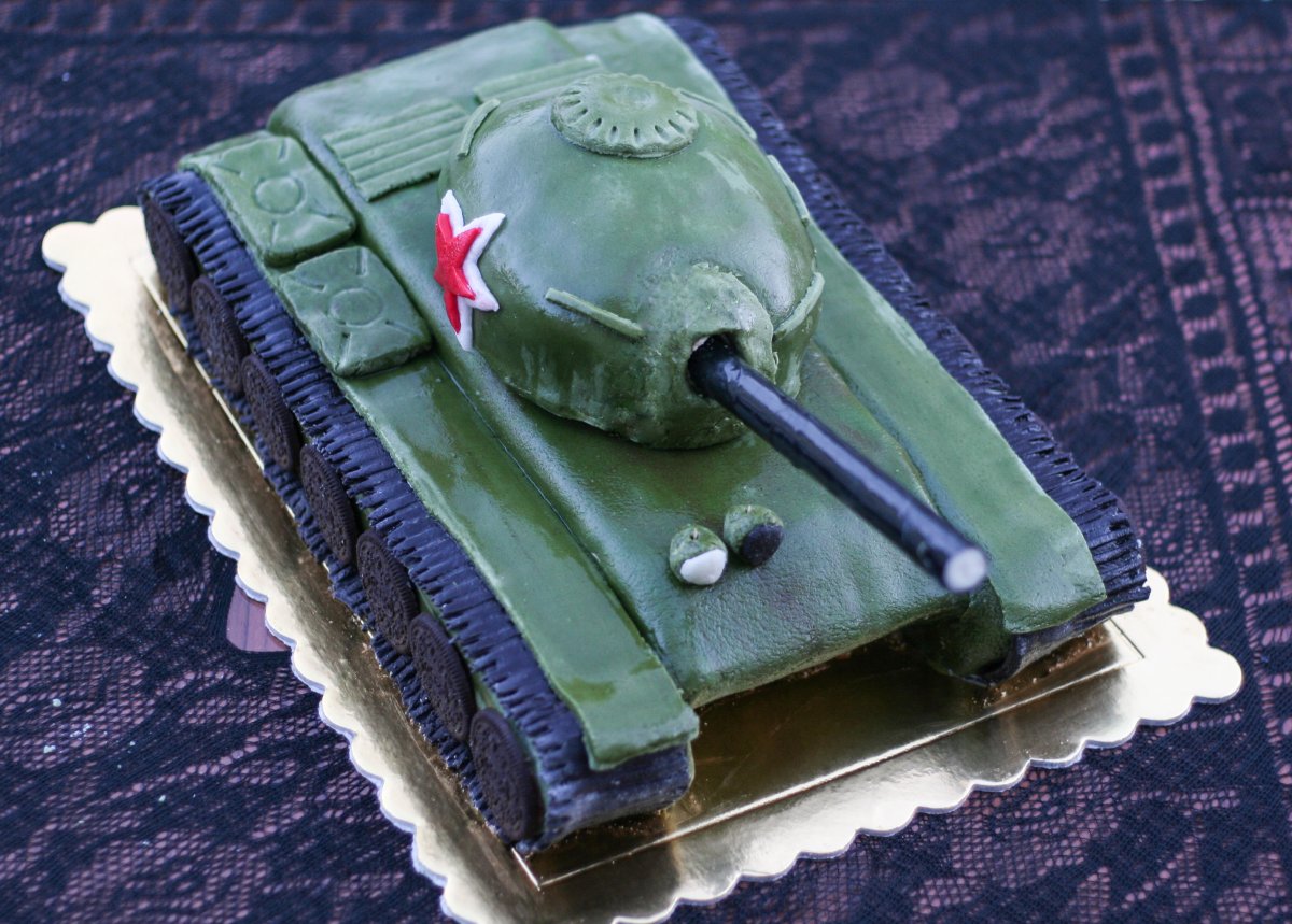 Торт с танком т26