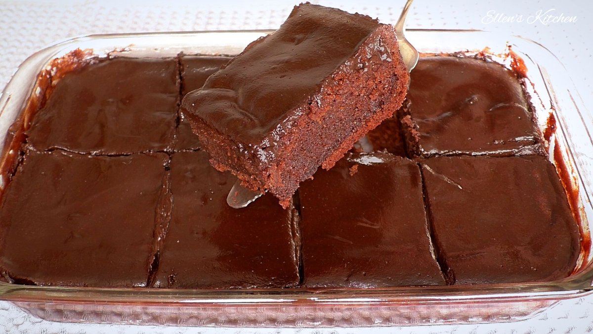 Мокрый шоколадный кекс