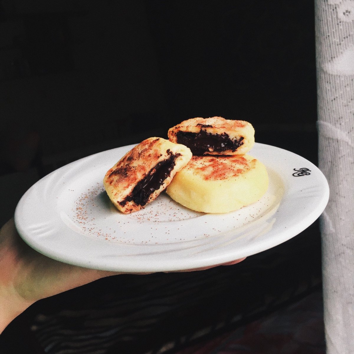 Сырники с шоколадной начинкой