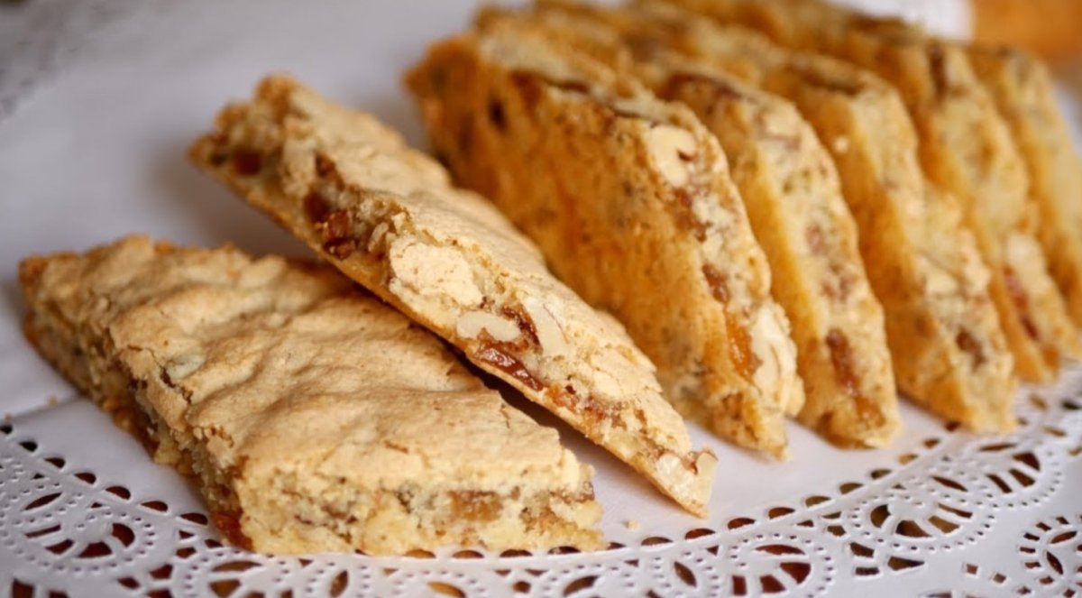 Пирог с изюмом и орехами