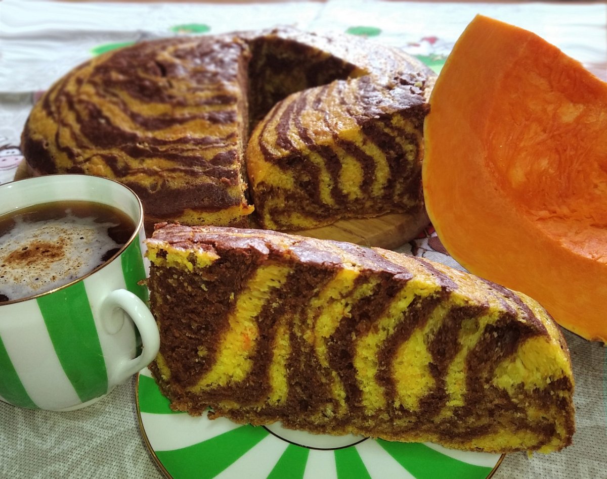 Торт Зебра из печенья прямоугольной формы