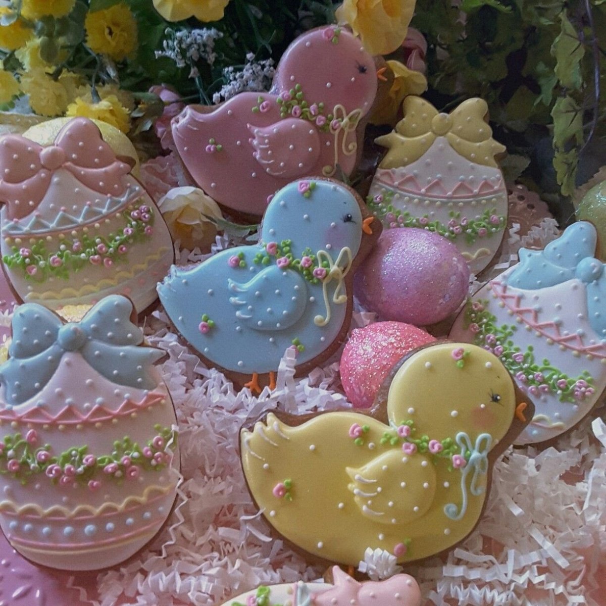Пасхальный кулич декор
