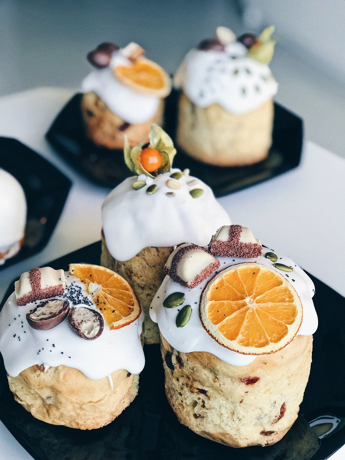 Украшение пасхальных куличей