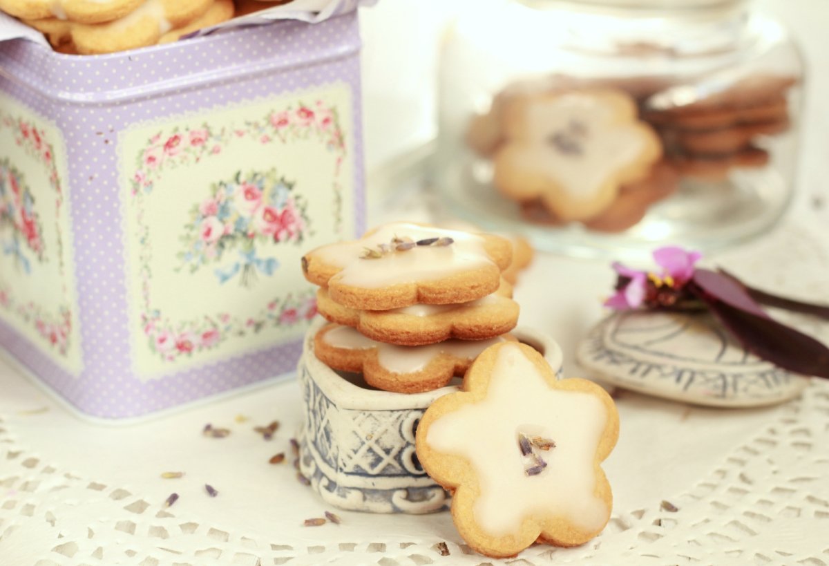 Печенье с лавандой