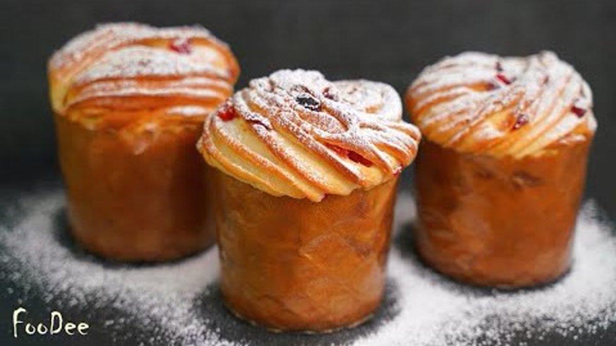 Кулич Пасхальный слоеный КРАФФИН