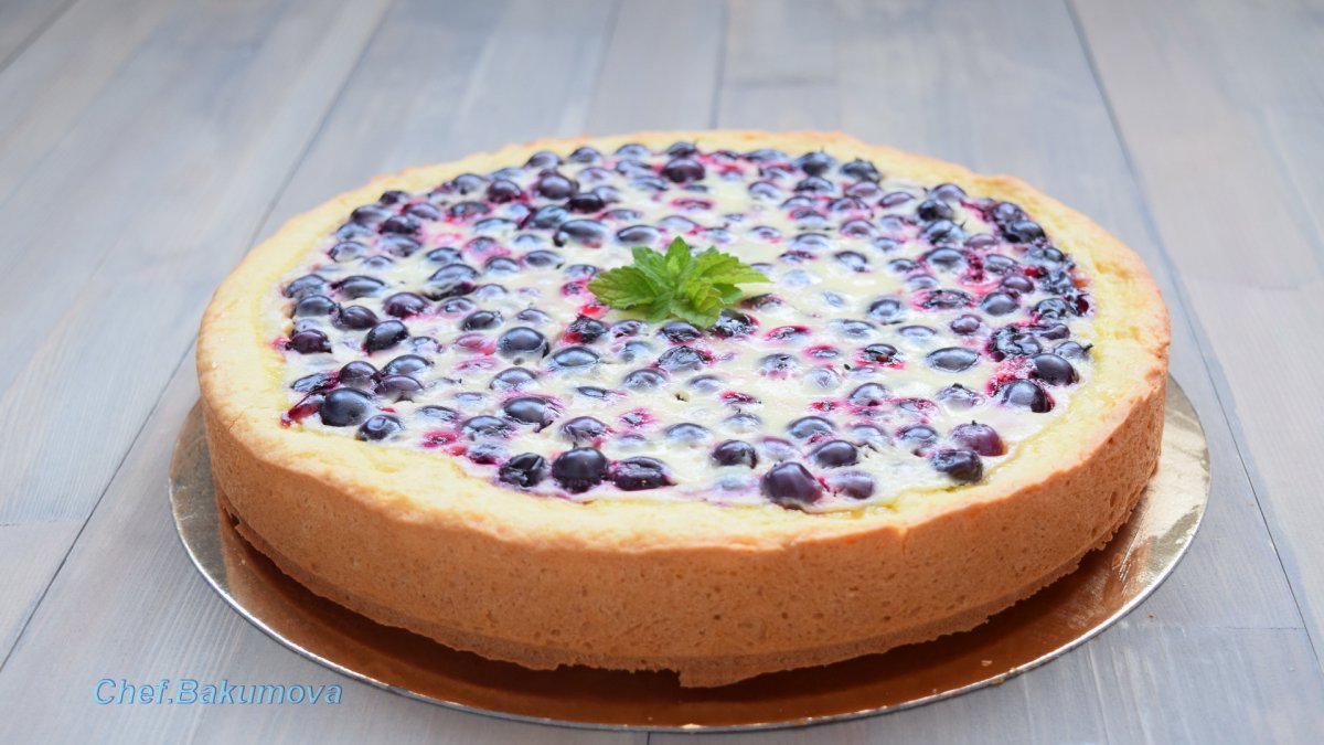Тарт с сыром и творогом