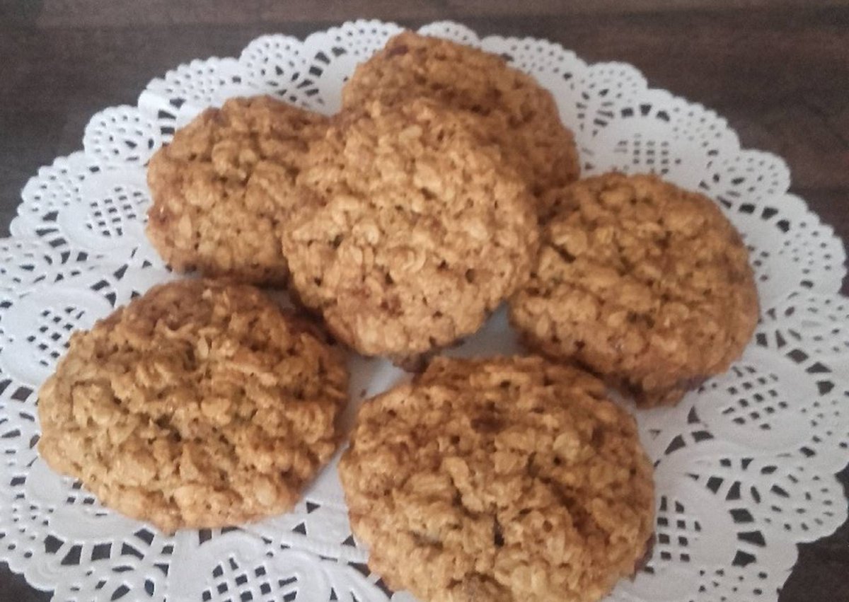 Овсяное печенье с черникой
