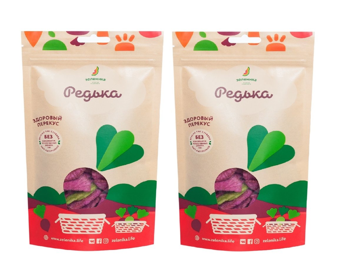 Здоровый перекус клубника хрустящая Зеленика