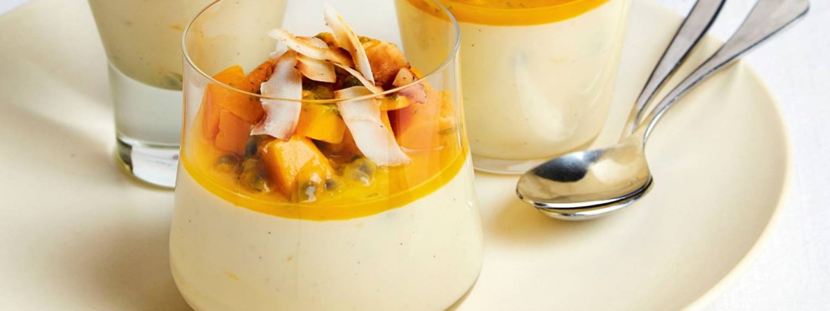 Passion Fruit parfait блюдо