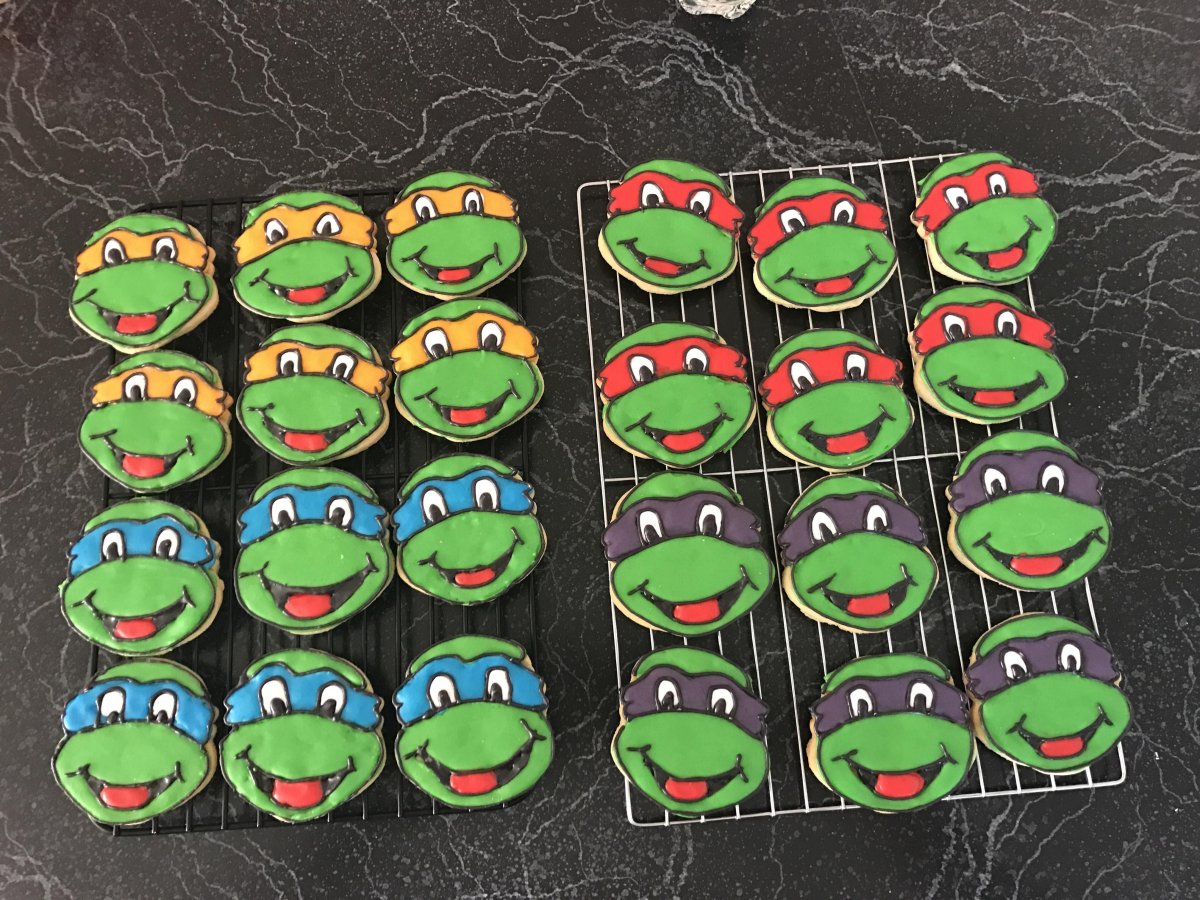 Пирожные Черепашки ниндзя
