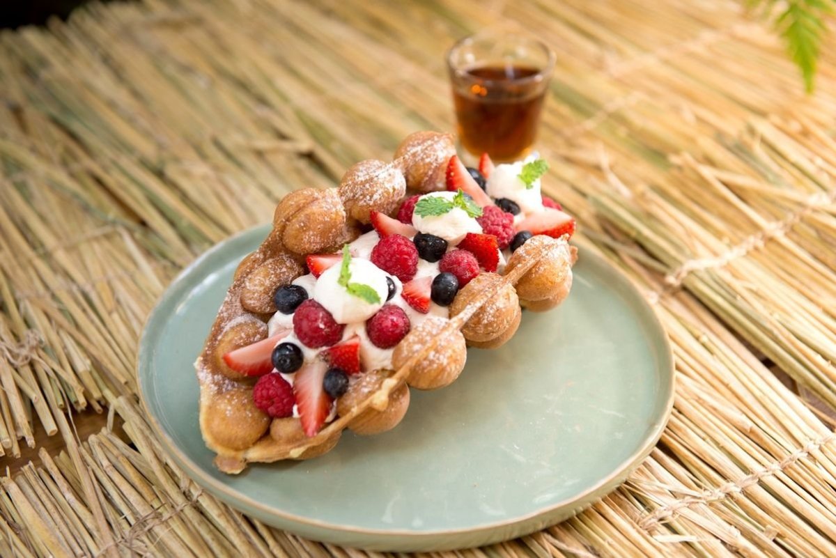 Мороженое Bubble Waffle