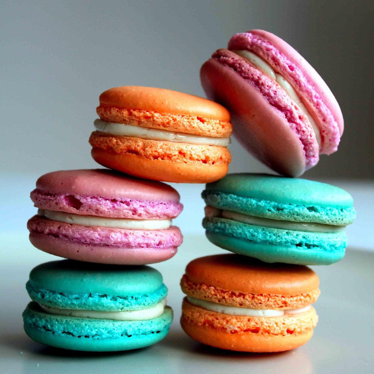 Разноцветное печенье Macarons