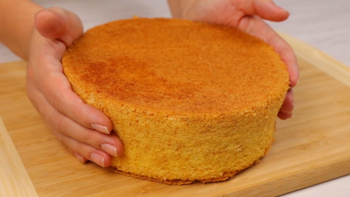 Медовый шифоновый бисквит
