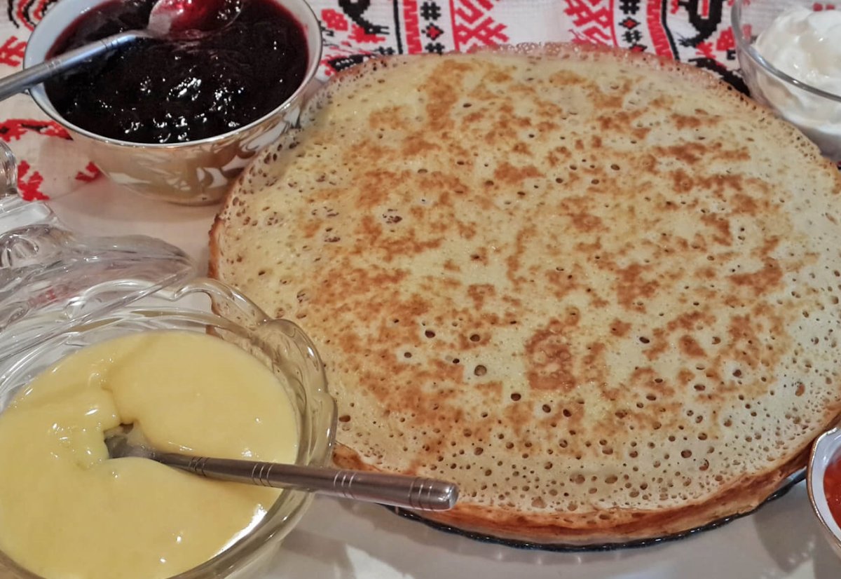 Блинчики со сгущенкой
