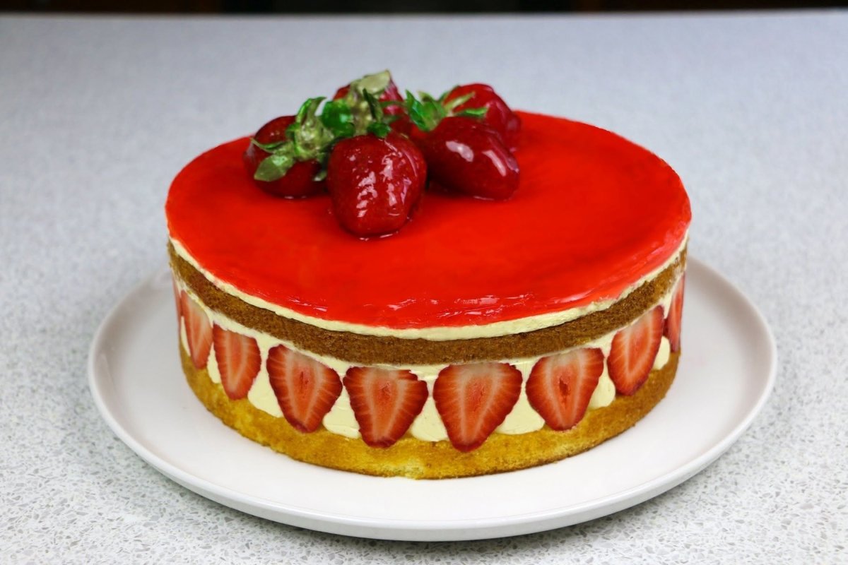 Pistachio Sponge Cake