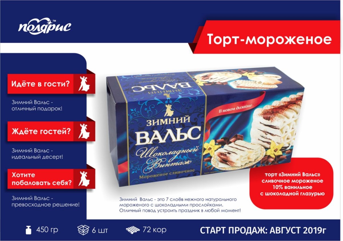 Торт мороженое Венский вальс