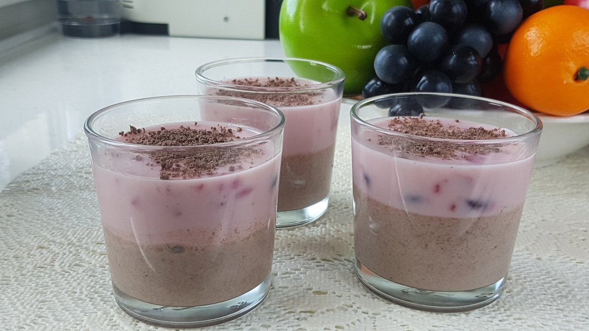 Шоколадный мусс с маршмеллоу