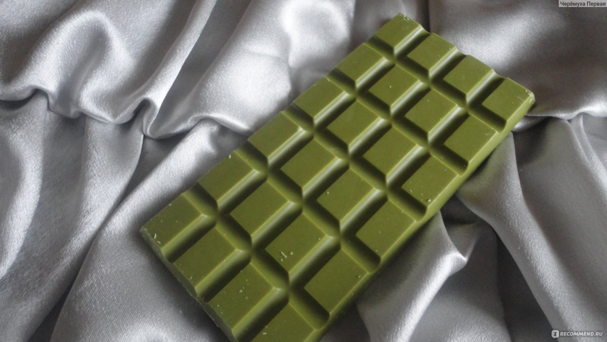Зеленая шоколадка
