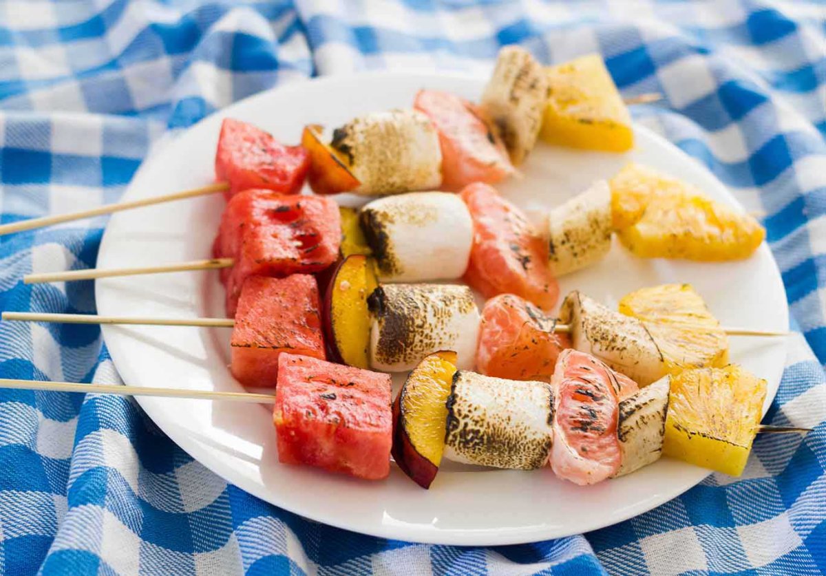 Шашлык из клубники