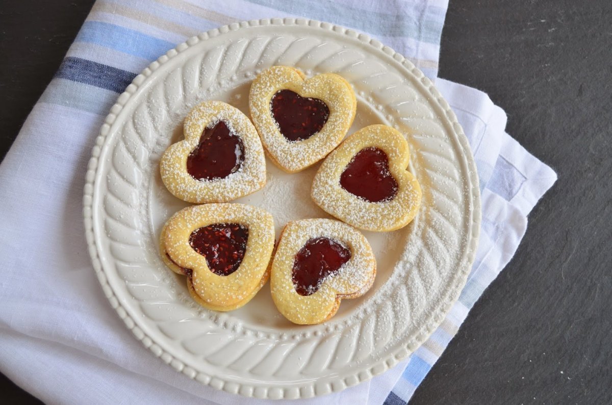 Песочное печенье с начинкой