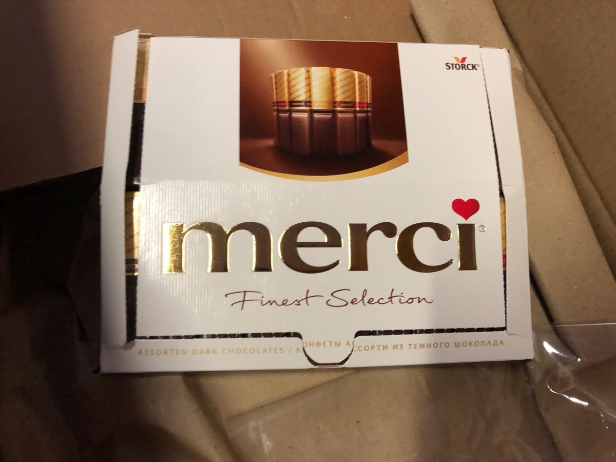Merci белый шоколад