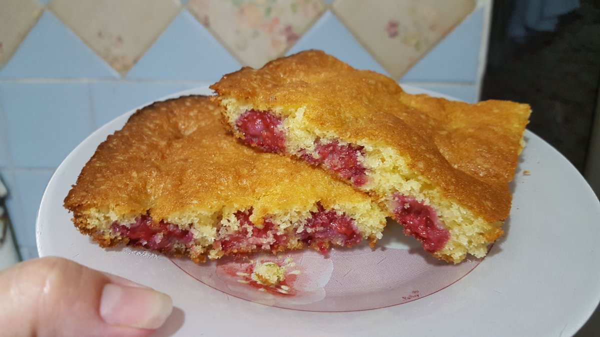 Кекс Зебра на кефире