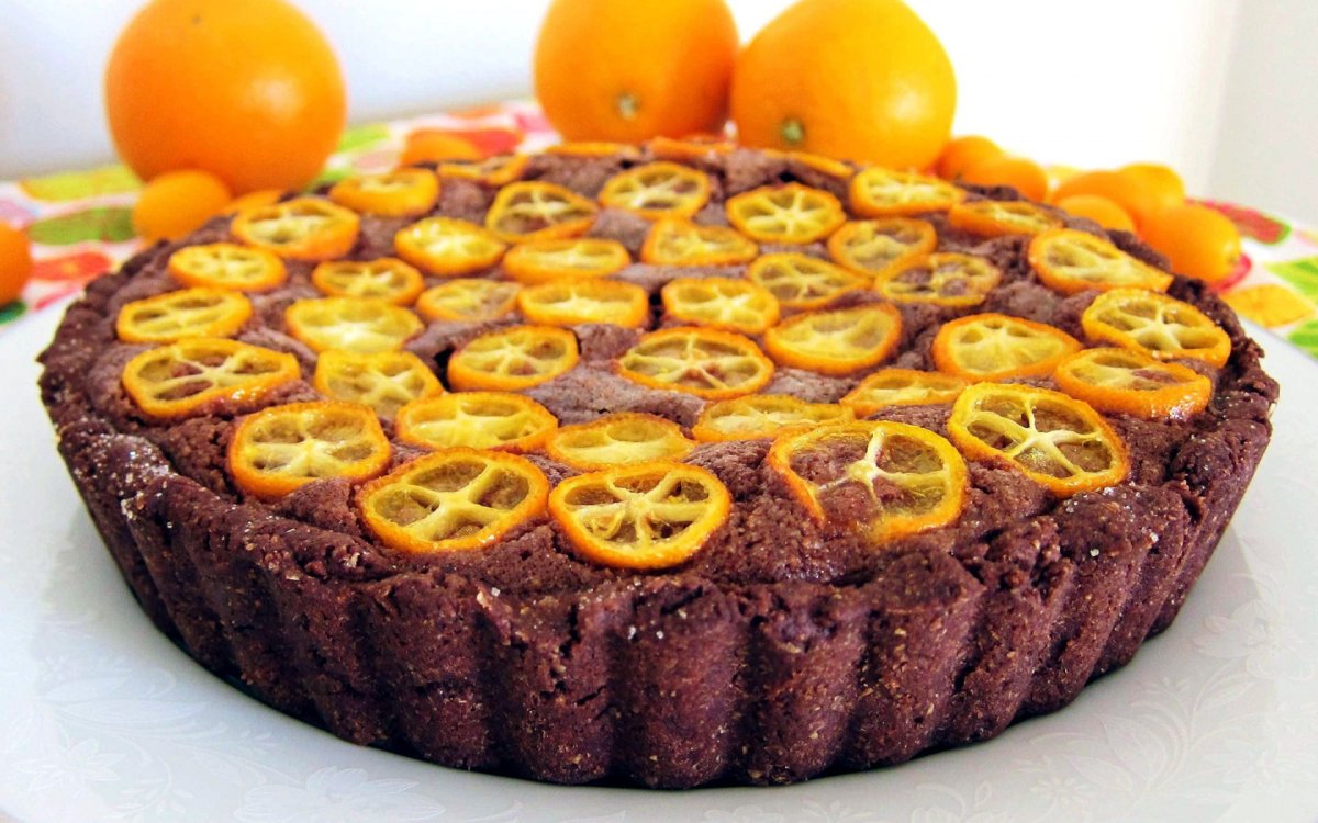 Выпечка с персиками