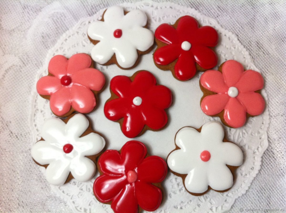 Рисунки для пряников цветы
