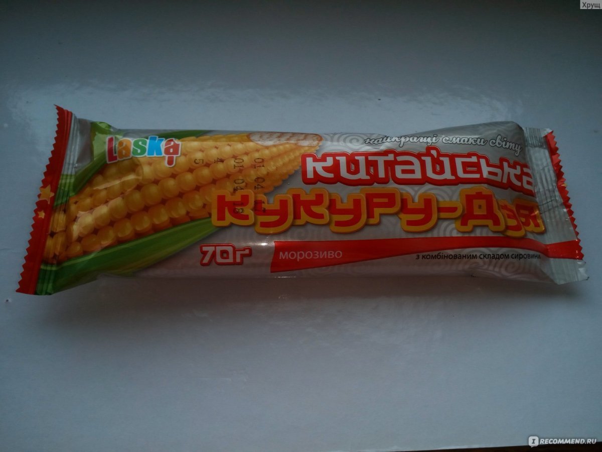 Корейское мороженое кукуруза